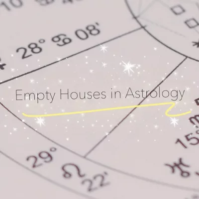 empty house in astrology